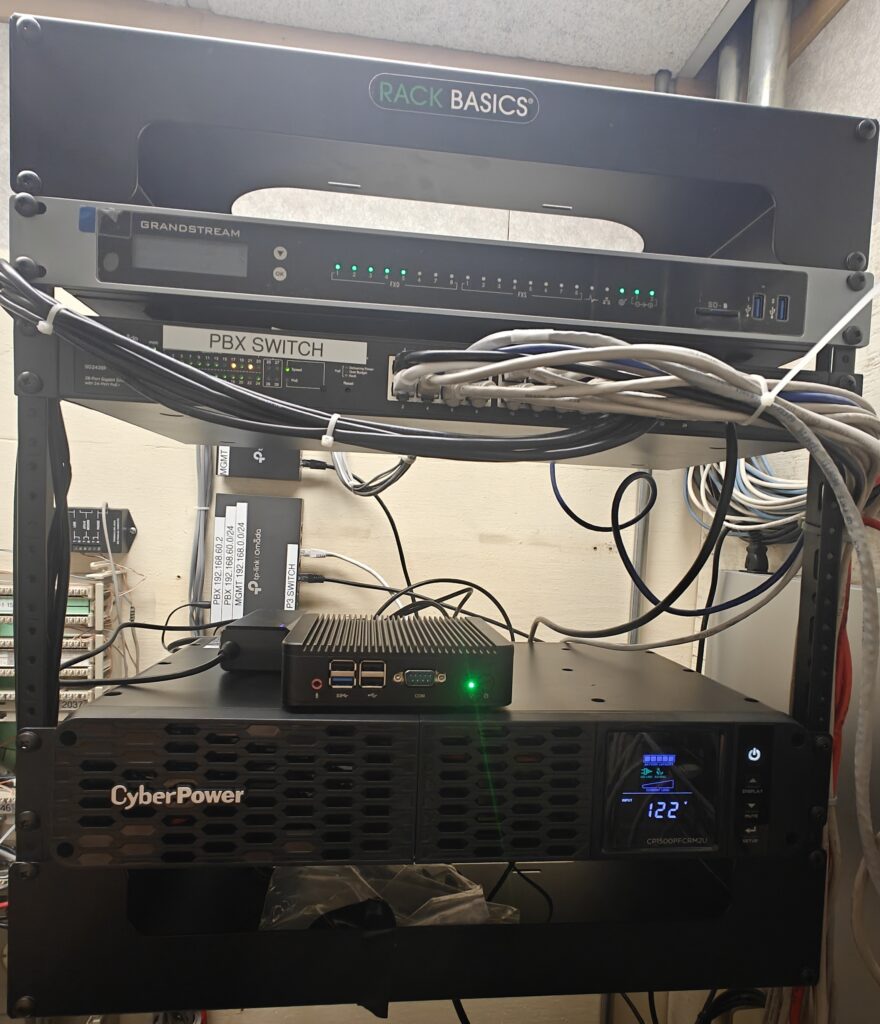 Professional rack-mounted PBX server deployment, architected for high-availability and resilient communication in the Northwest Territories.