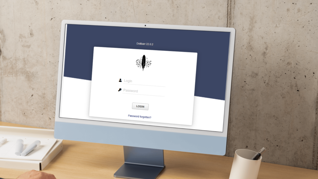 A secure, professional login portal for Cree IT private cloud applications, representing locally-hosted business software.