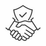 Checkmark around circle 